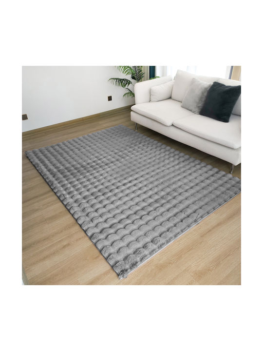 Beauty Home 9664 Anti-slip Summer Furry Gray