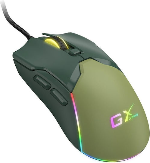 Genius Scorpion M700 RGB Gaming Mouse 7200 DPI Army Green
