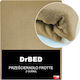 Drbed Protecție pentru Saltea Queen cu Fustă Bej 160x200cm