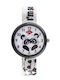 Kids Analog Watch with Fabric Strap White