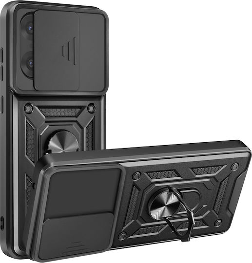 Avizar Oneplus Nord Ce5 Case Support Ring Sliding Camera Cover Black