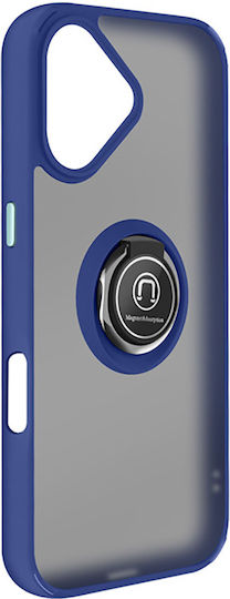 Avizar Case Iphone 17 Ring Stand Magnetic Attachment Blue