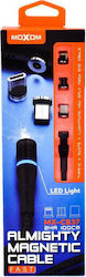 Moxom Cablu USB La Lightning / Type-C / Micro USB 1m 6500 Moxom Cablu USB La Lightning / Type-C / Micro USB 1m 6500