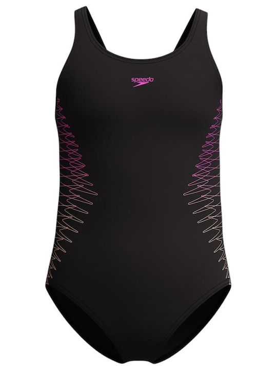 Speedo Детски Бански Една част Black
