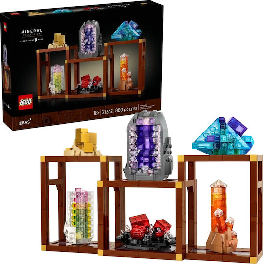 LEGO Lego-Ideen Mineral Sammlung Für 18+ Jahre 880 Stück