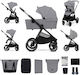 Kinderkraft Nea 2 Бебешка количка 2 в 1 Platinum Grey