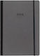 Next Diary 2026 Natural Daily Flexi Dark Grey E...