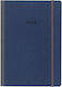 Next Diary 2026 Natural Daily Flexi Blue Elasti...