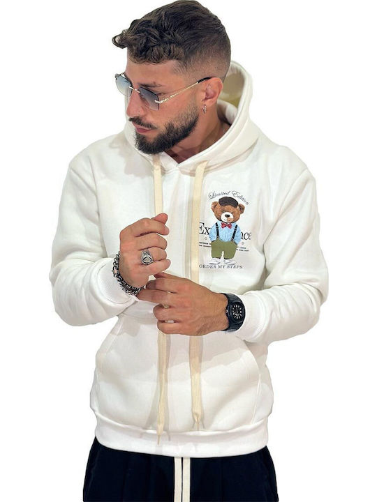 Sweatshirt mit Kapuze Cream