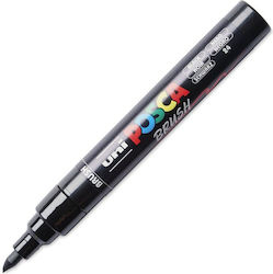 Uni-Ball Drawing Design Marker Black 4mm