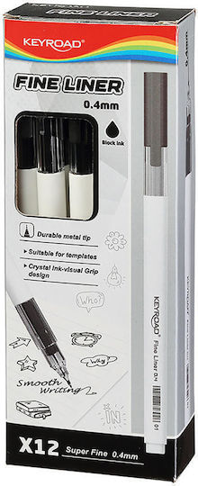 Keyroad Marker 0.4mm Black
