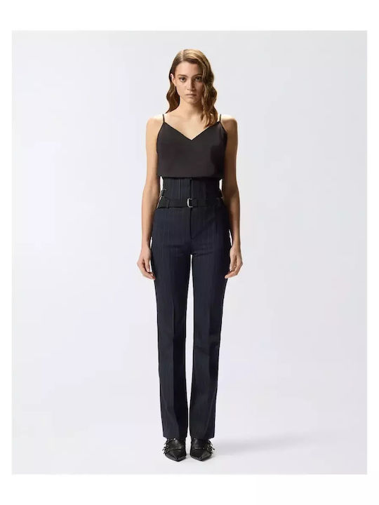 Pinko Pantalone Women's High-waisted Fabric Tro...