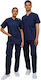 Ultima Unisex Navy Blue Pants & Blouse Set Cotton and Polyester