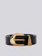 Leather Women's Belt Black