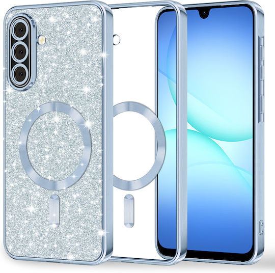 Techsuit Luxury Umschlag Rückseite Hellblau (Galaxy A17Oppo A17)