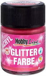 Hobby Line Glitzer Acrylfarbe 761745 2-39 50 Ml Schwarz