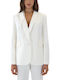 MY T Γυναικείο Σακάκι Λευκο (white)