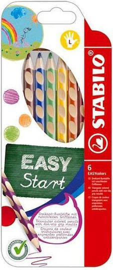 Stabilo Easycolor 331 Buntstifte 6 Stück Für Linkshänder
