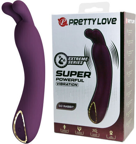 Pretty Love DJ Vibrator Kaninchen 13.9cm Lila