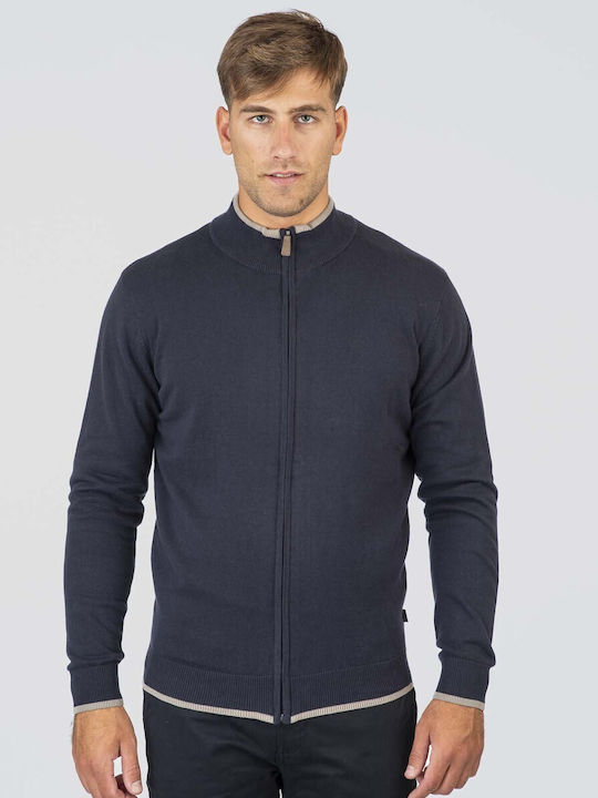 Herren Strickjacke Navy