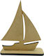 Wooden Ship with 6mm Thickness Base for Handmade Worry Beads & Diy 15.7cm 1pcs