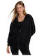 Women's Sweatshirt Jacket Black