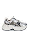 Yuno Γυναικεία Sneakers Ασημί