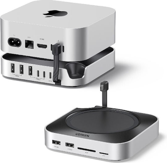 Ugreen Cm841 11-in-1 Docking Station Usb-c 3x Usb-a 3.2 2x Usb-c 3.2 2x Usb-a 3.0 Nvme Sd Tf Gray