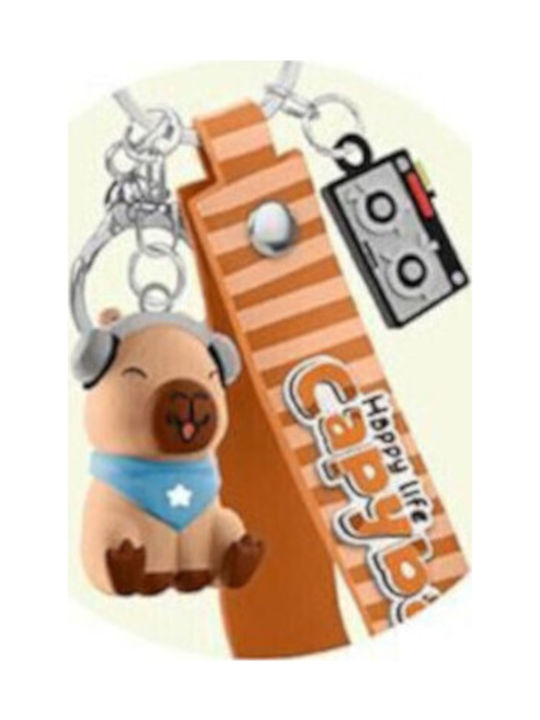 Μπρελόκ Καουτσούκ Trend Ηappy Life Capybara Dj ...