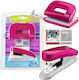 Novus Kit E15 Stapler + E210 Hole Puncher + Rose Staples