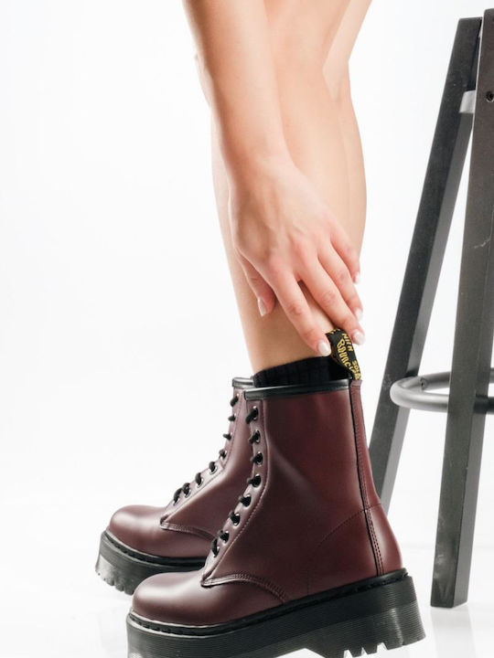 The Shoemart Stiefeletten Damen Burgundisch