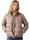 Willa Down Packable Κοντό Γυναικείο Puffer Μπουφάν για Χειμώνα Καφέ