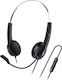 Genius HS-220U AI On Ear Căști Multimedia cu microfon și conexiune USB-A / USB-C