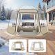Vevor Winter Camping Tent Pop Up Transparent for 10 People 336x305x220cm