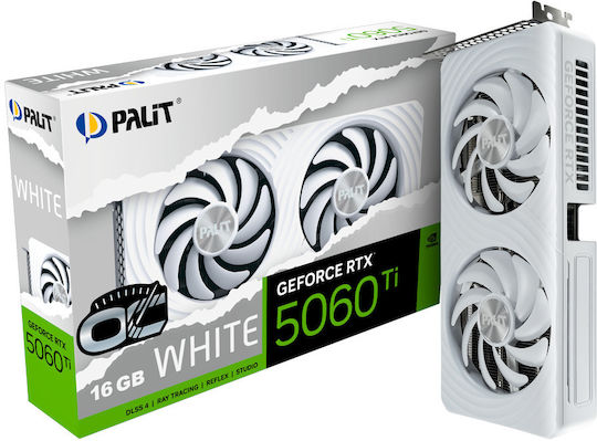 Palit GeForce RTX 5060 Ti 16GB GDDR7 White OC Graphics Card