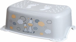 Bathroom Booster Seat Non-slip Grey Zebra Maltex Baby