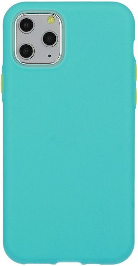 Forcell Solid Back Cover Silicon / Tempered Glass Verde (Huawei P Smart 2021)