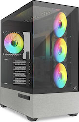 Sharkoon AK7 ARGB Gaming Midi Tower Κουτί Υπολο...