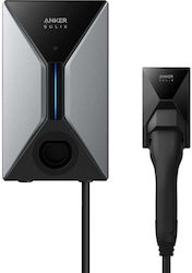 Anker Solix V1 Монтиран на стена Трифазен Зарядна станция за електромобили 11кВт с Вграден кабел Тип 2 (A5191GZ7)