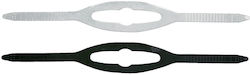 Mask Strap Black White 415105*415116bk