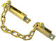 Chain Security Pombe Brass Gold 052-1001 Metalor