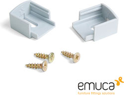 Άκρα Προφίλ Αλουμινίου Π Ταινία Led Emuca 5143421