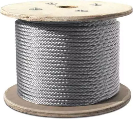 Galvanized Wire Rope Fiber Core 6x7+fc Up to 5 Millimeters 6x19+fc Over 6 Millimeters Meter 5mm