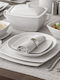 Emfasi White Porcelain Dinnerware Set 40pcs