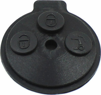 Car Key Spare Part Rubber Button Pad Remote 3 Buttons Smart 451