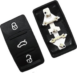 Piesă de Schimb Din Cauciuc Remotekey Seat Me 3 Butoane Pătrat