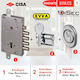 Cisa Cisa Reinforced Door Lock with Combination...