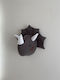 Bubbles Lover Kinderwanddekoration Tiere Grau Triceratops