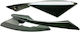 Koso Motorcycle Mirrors 2pcs Silver