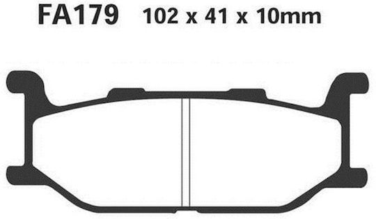 Τακακια Fa179 Adige P150 Acx Sintered Χρυσα Tmax 500 01-03 Virago 535 Dragstar Diversion Εμπρος